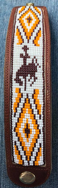 Wyoming Bronc Beaded Bracelet